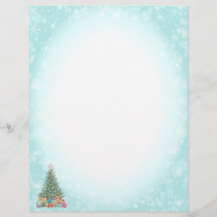 Papel Timbrado Flocos de neve, de cabeça oca