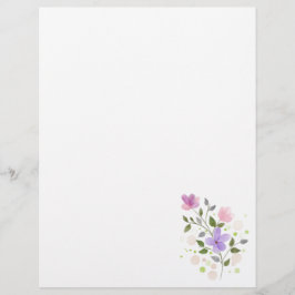 Papel Timbrado Floral