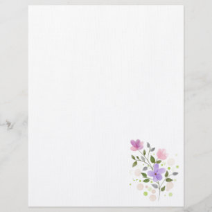 Papel Timbrado Floral