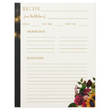 Floral elegante da cozinha do vazio