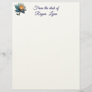Papel Timbrado Floral Personalizado