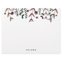 Floral Personalizado Botânico Ilustrado