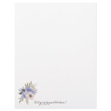 Flores, Deixem Os Seus Sonhos Pisarem! Papelaria