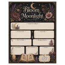 Folha de Manifestação Bloom by Moonlight