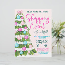 Papel Timbrado Folheto de evento de Compra de feriado 8,5 x 11