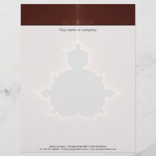 Papel Timbrado Fractal subtil do poder