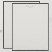 Fronteira de Carvão Elegante Minimalista Profissio