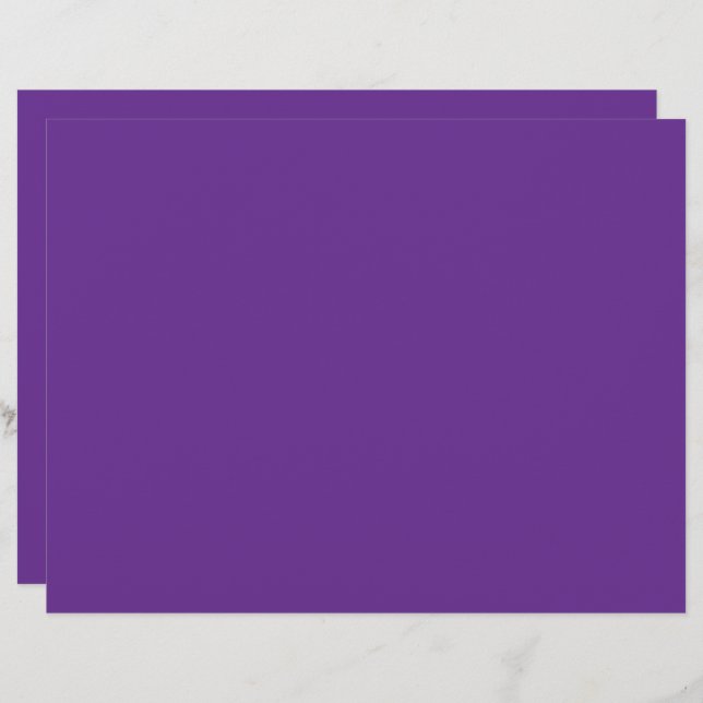 Papel Timbrado fundo roxo com borda branca (Frente/Verso)