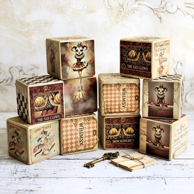 Papel Timbrado Fussy Cut Elements - Melancholoc Harlequin (Criador carregado)