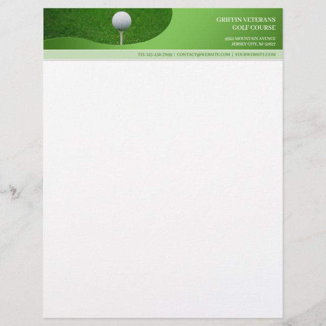 Papel Timbrado Golf Letreiro (Frente)