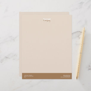 Papel Timbrado Gourmet Catering