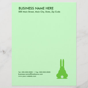 Papel Timbrado Green Bunny
