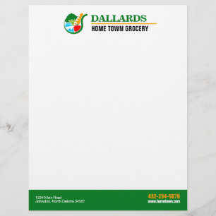 Papel Timbrado Grocery Store