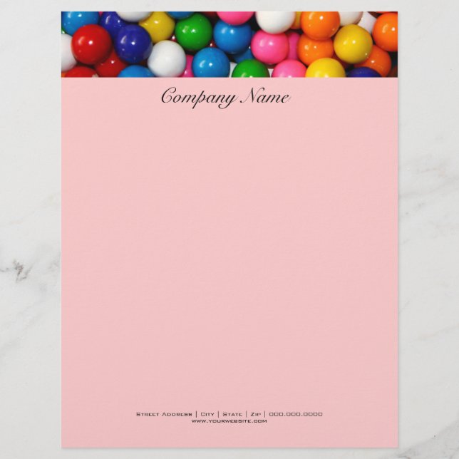 Papel Timbrado Gumballs Letterhead (Frente)