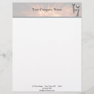 Papel Timbrado Handshake de Crystal Starburst
