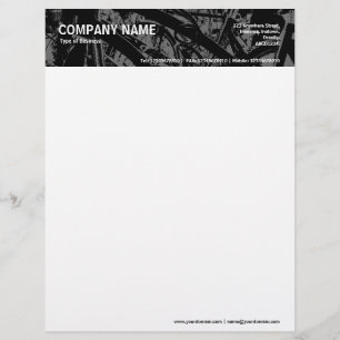 Papel Timbrado HC em rack de bicicleta - Preto e Cinza