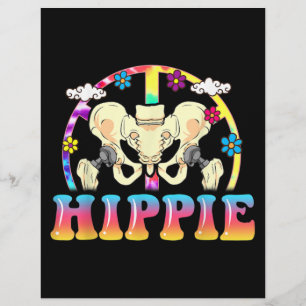 Papel Timbrado Hippie Hip Replacement Joint Surgery Engraçado