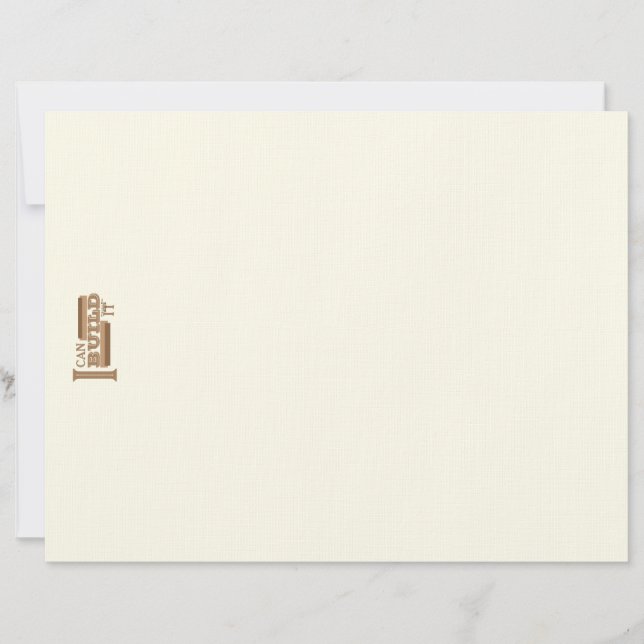 Papel Timbrado I Can Build It 8.5" x 11" Letterhead and Envelope (Frente)