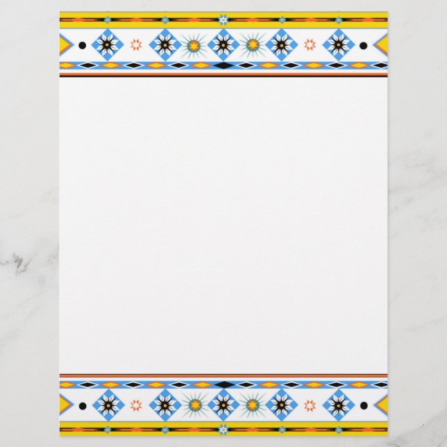Papel Timbrado Indígena Shoshone (Frente)