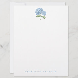 Papel Timbrado Jardim de Hortênsias
