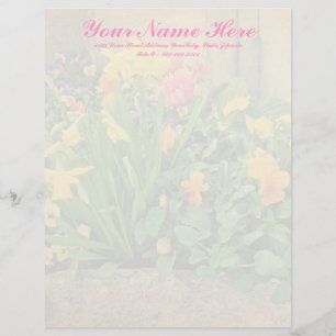 Papel Timbrado Jardim Mini Springtime