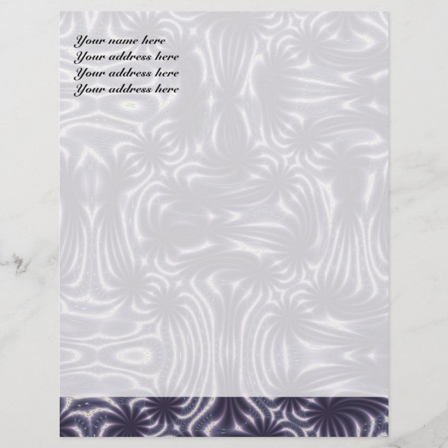 Papel Timbrado Jardim Roxo (Frente)
