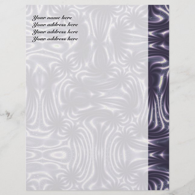 Papel Timbrado Jardim Roxo (Frente)