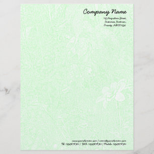 Papel Timbrado Jardim - Verde sutil