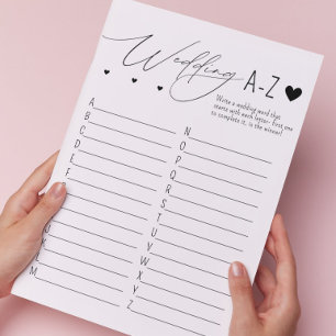 Papel Timbrado Jogo ABC de Casamento