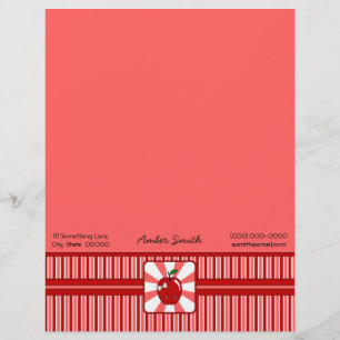Papel Timbrado Kawaii Apple (Rapariga)