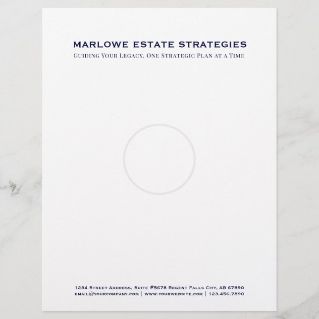 Papel Timbrado Law Office Letterhead (Frente)