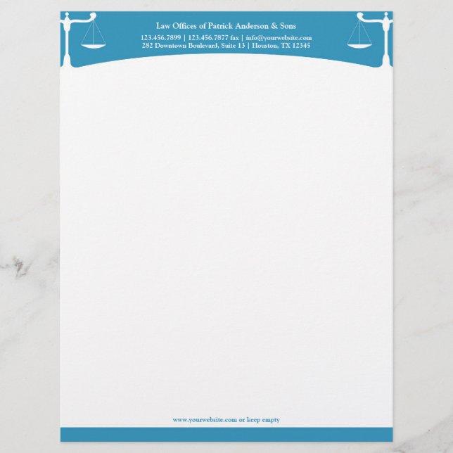 Papel Timbrado Lei Letterhead (Frente)