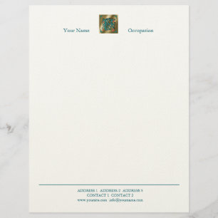 Papel Timbrado Letra Antica F - Letterhead
