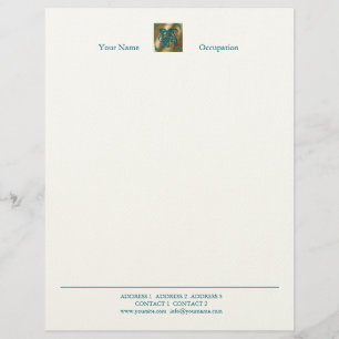 Papel Timbrado Letra Antica L - Letterhead