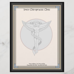 Papel Timbrado Letra Chiropractor Chiropracic