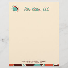 Papel Timbrado Letreiro da Cozinha Retroativa