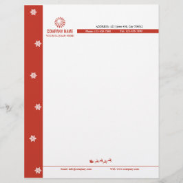 Papel Timbrado Letreiro de Natal