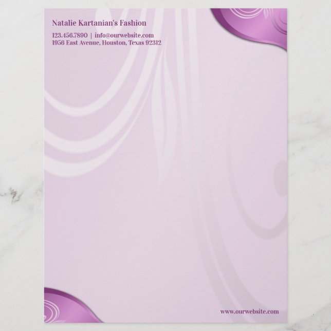 Papel Timbrado Letreiro Floral (Frente)