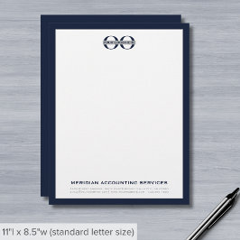 Papel Timbrado Letterhead da empresa com logotipo