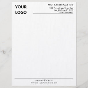 Papel Timbrado Letterhead de escritório básico personalizado co