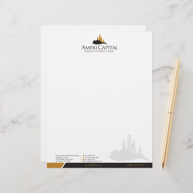 Papel Timbrado Letterhead de Imóveis PERSONALIZADO V2 Revisado (Frente/Verso In Situ)