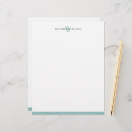 Papel Timbrado Letterhead de Teto Personalizado