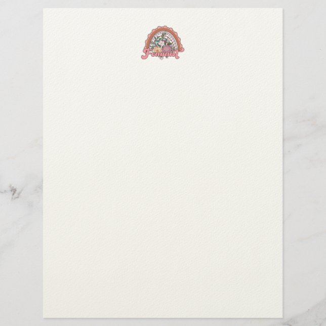 Papel Timbrado Letterhead Feminista (Frente)