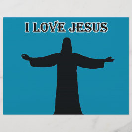 Papel Timbrado Letterhead  i love jesus