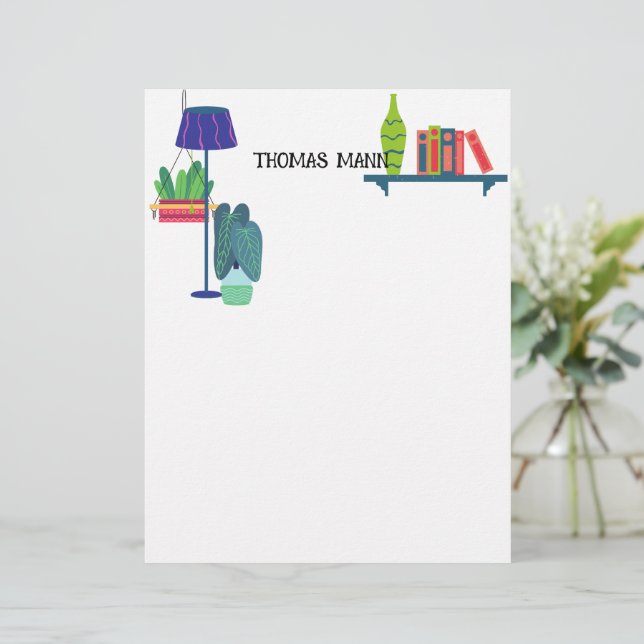 Papel Timbrado Letterhead para Crianças (Em pé/Frente)