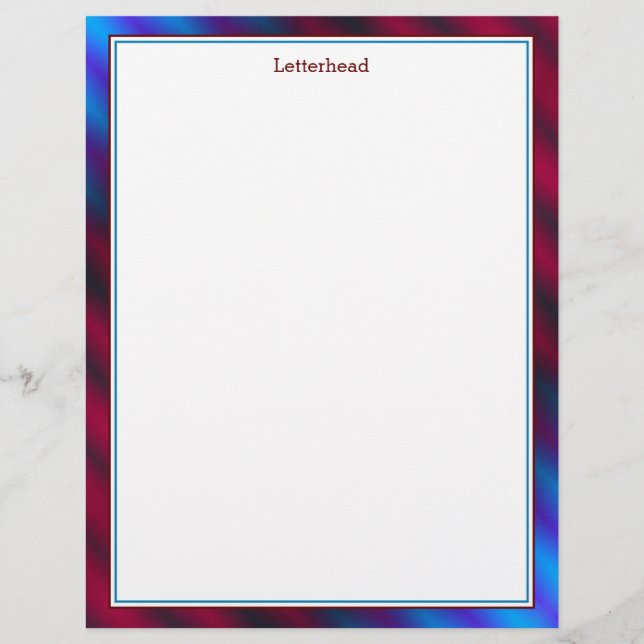 Papel Timbrado Letterhead Personalizada (Frente)