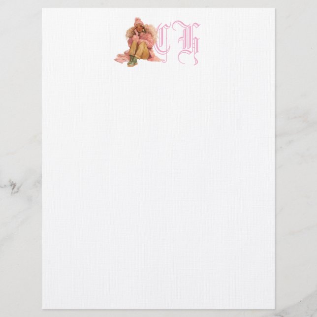 Papel Timbrado Letterhead Personalizada para Amantes de Livros pa (Frente)