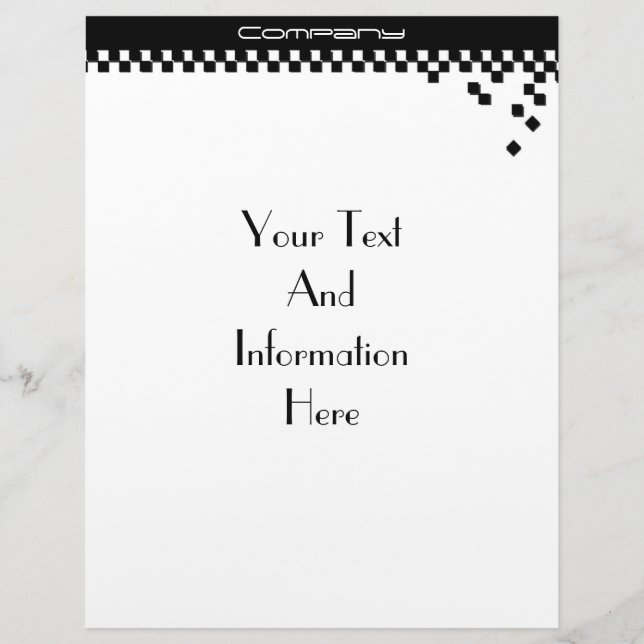 Papel Timbrado Letterhead profissional clássica (Frente)