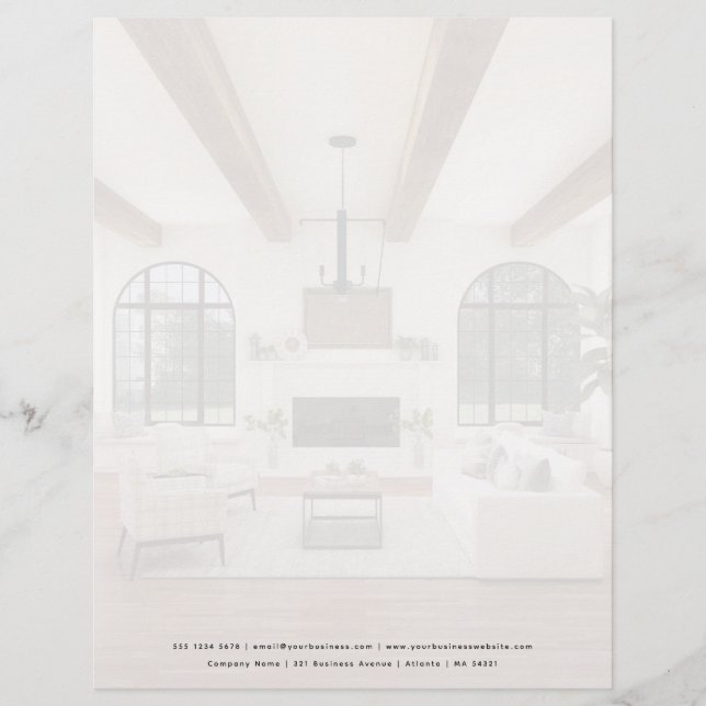 Papel Timbrado Letterhead profissional de fotos para empresas des (Frente)