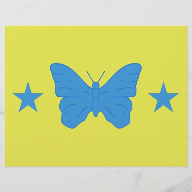 Papel Timbrado Letterhead with Flag of Bady Bassitt, Brazil (Frente)